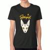 Sphynx Katze Dame unisex Baumwoll T-Shirt, Premium Baumwollqualität Druck, Langlebig Und Bequem, Lässiger Und Modischer Stil, Niedliches Katzen Grafik T-Shirt, Ador