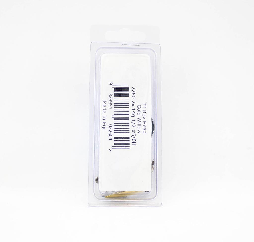 Tackle Tactics TT Rev Head Jig Head HD Gold Willow 1/2 oz 6/0XH (2604)