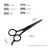 5-inch Black Professional Thinning Shears for Hair and Pet Grooming