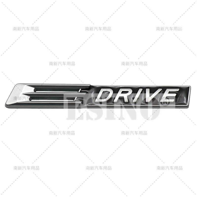 Car Styling 3D Metal Rear Trunk Emblem S Drive X Drive E Drive Badge Adhesive Emblem for BMW X1 X2 X3 X5 X6 X7 i3 i4 i7 iX iX3