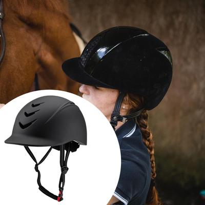 Equestrian Helmet Bike Riding Cap Adults Comfortable with Removable Liner Multi Ventilation