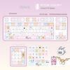 Digimon PBT Dye-Sublimation Keycaps: Cute Cartoon Design for 75/87/98/108 Keyboard Layouts (MOA Original Height).