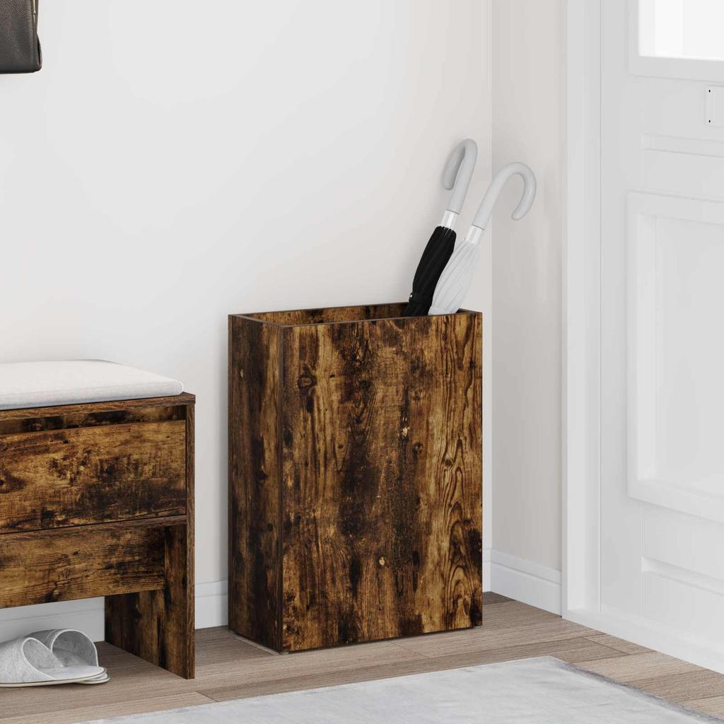 Umbrella Stand Smoked Oak 40 x 20 x 55.5 cm