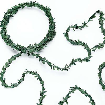 Künstliche Pflanzen Efeu Blatt Kranz 5/7,5 Meter Ranken Falsches Blatt Heimdeko Hochzeit Weihnachten Außen Garten Festival Dekorationen