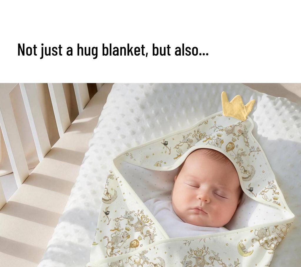 Summer Pure Cotton Newborn Swaddle Blanket - Double Layer, Lightweight Baby Essential Cloth