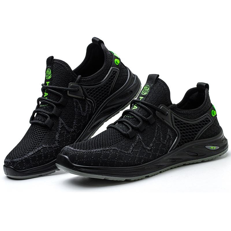 Fliegendes gewebtes Mesh elektrisch isolierende Schuhe Baustellenarbeitsschuhe verschleißfest und rutschfest Herren bruchsicher und durchstichfest