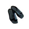 Cowhide Version~ Korean Casual Square Head Set Toe Slippers Women's Outer Wear 2025 Summer Open-toe Flat-bottomed Sandals