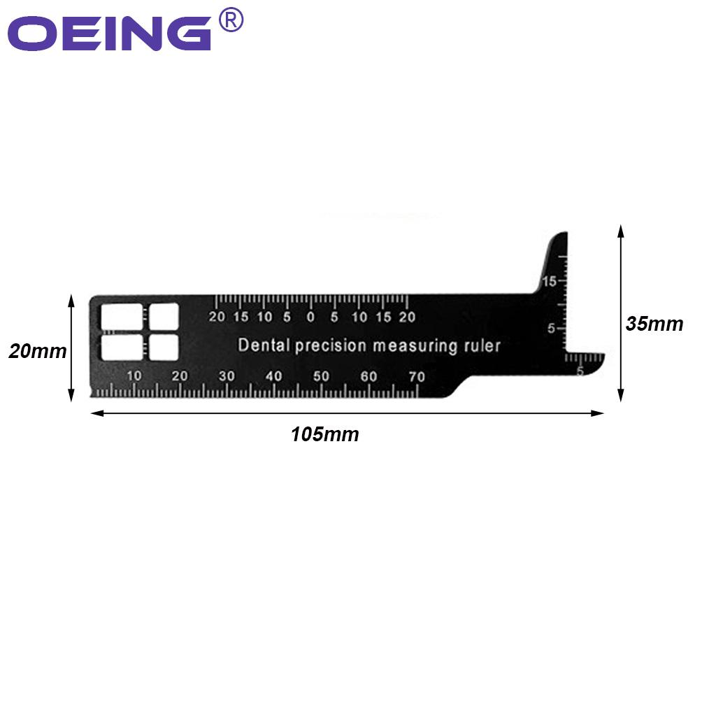 Dental Precision Measuring Ruler Tooth Gap Photography Dentistry Gauge Span Measure Scale Endodontic Instrument Orthodontic Tool