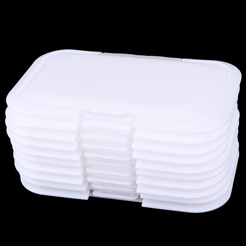 1/5/10Pc Reusable Baby Wet Paper Lid Tissue Box Wet Paper Lid No Adhesive