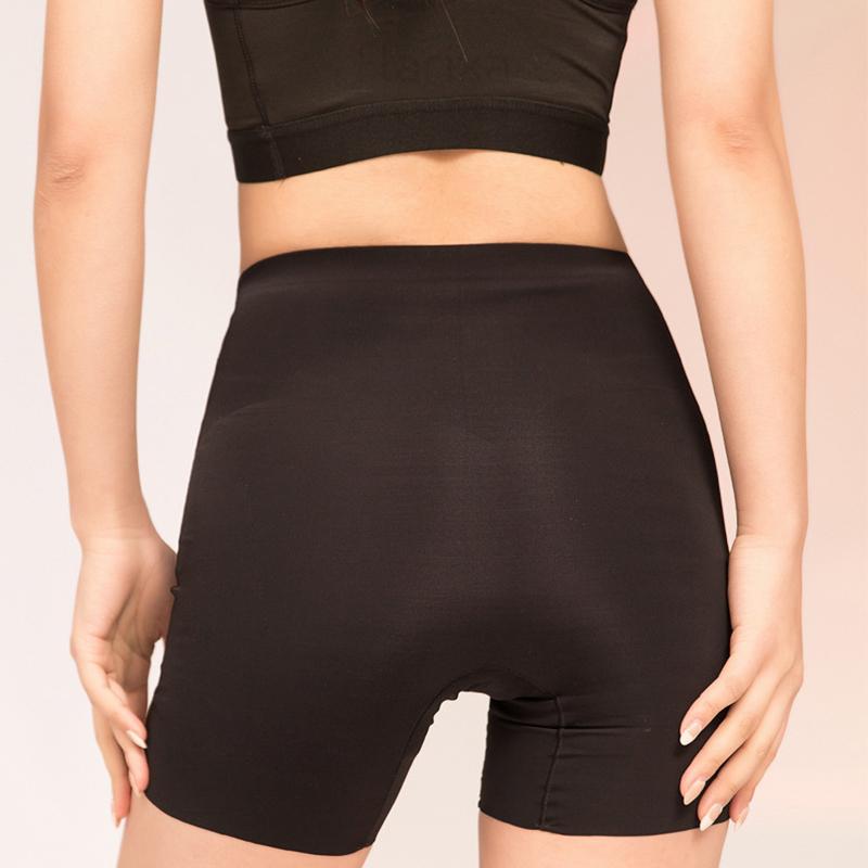 Flarixa 2 i 1 Sikkerhetsshorts under skjørt Sømløse dameshorts Høy midje Magekontroll Truser Is Silke Pustende Bokserbriefs