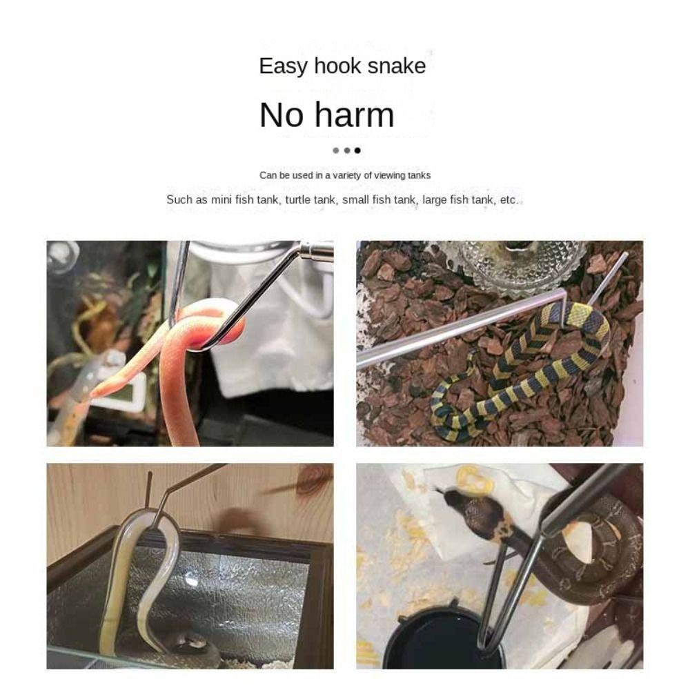Extensible Snake Hook Stainless Steel Snake Catcher 68cm Picking and Handling Tools