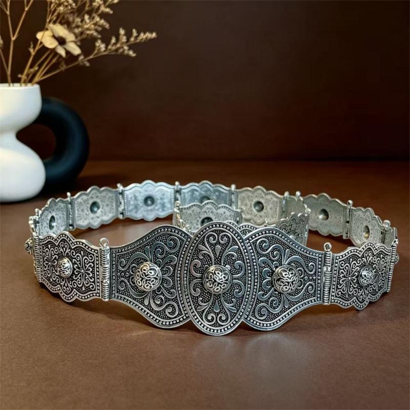 Premium Zincs Alloys Wedding Belt And Armors Intricate Authentic Caucasian Themed Durability Waist Belt For Grooms