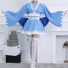 [Milky Time] Touhou Cirno Cosplay Costume with Wig, Anime Costume, Halloween, Touhou Project