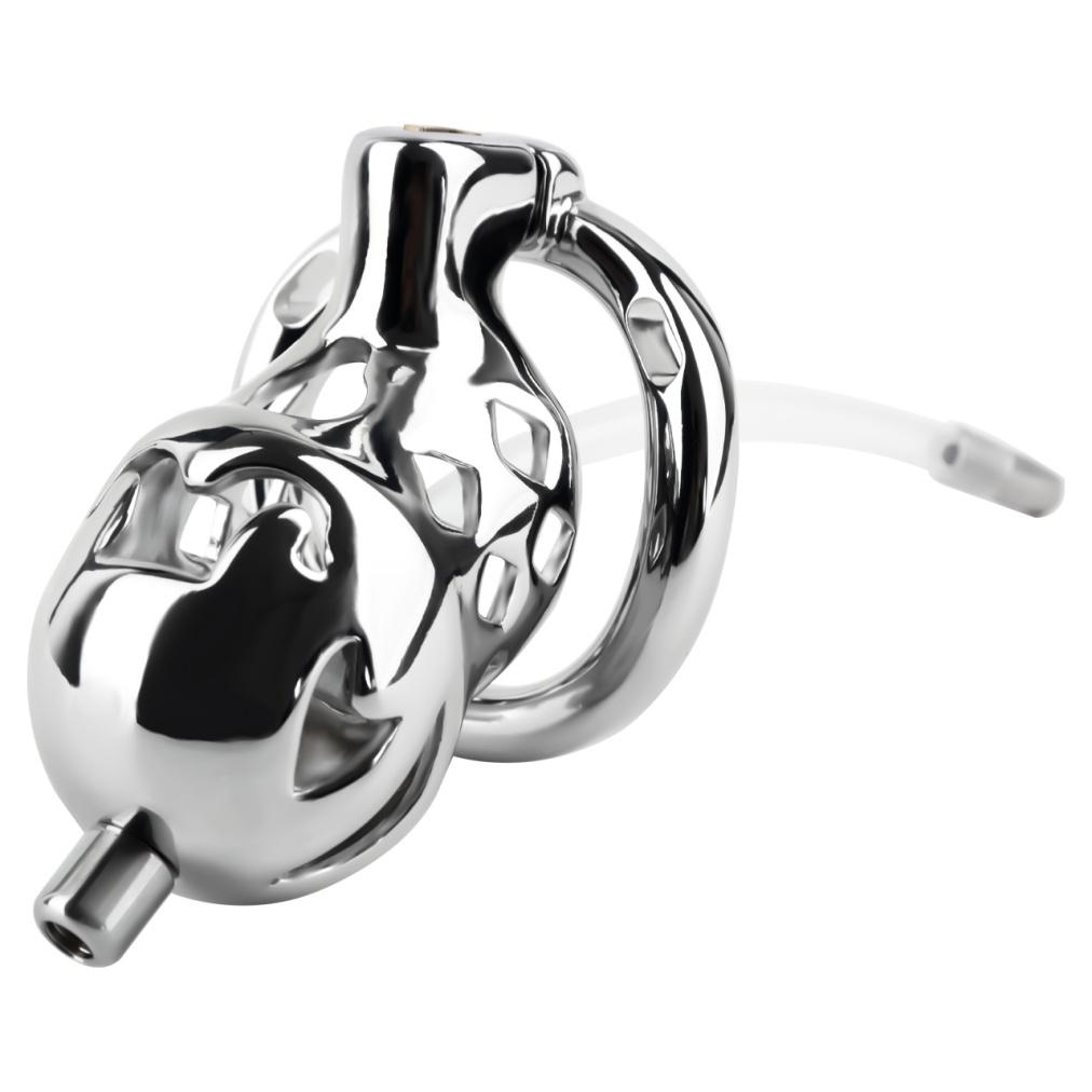 FRRK 304 Stainless Steel Chastity Cage Penis Lock Male Chastity Device Cock Cage BDSM Chastity Products Sex Toys