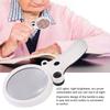 Handheld Magnifying Glass Reading Jewelry Repairing Magnifier with Counterfeit Detector
