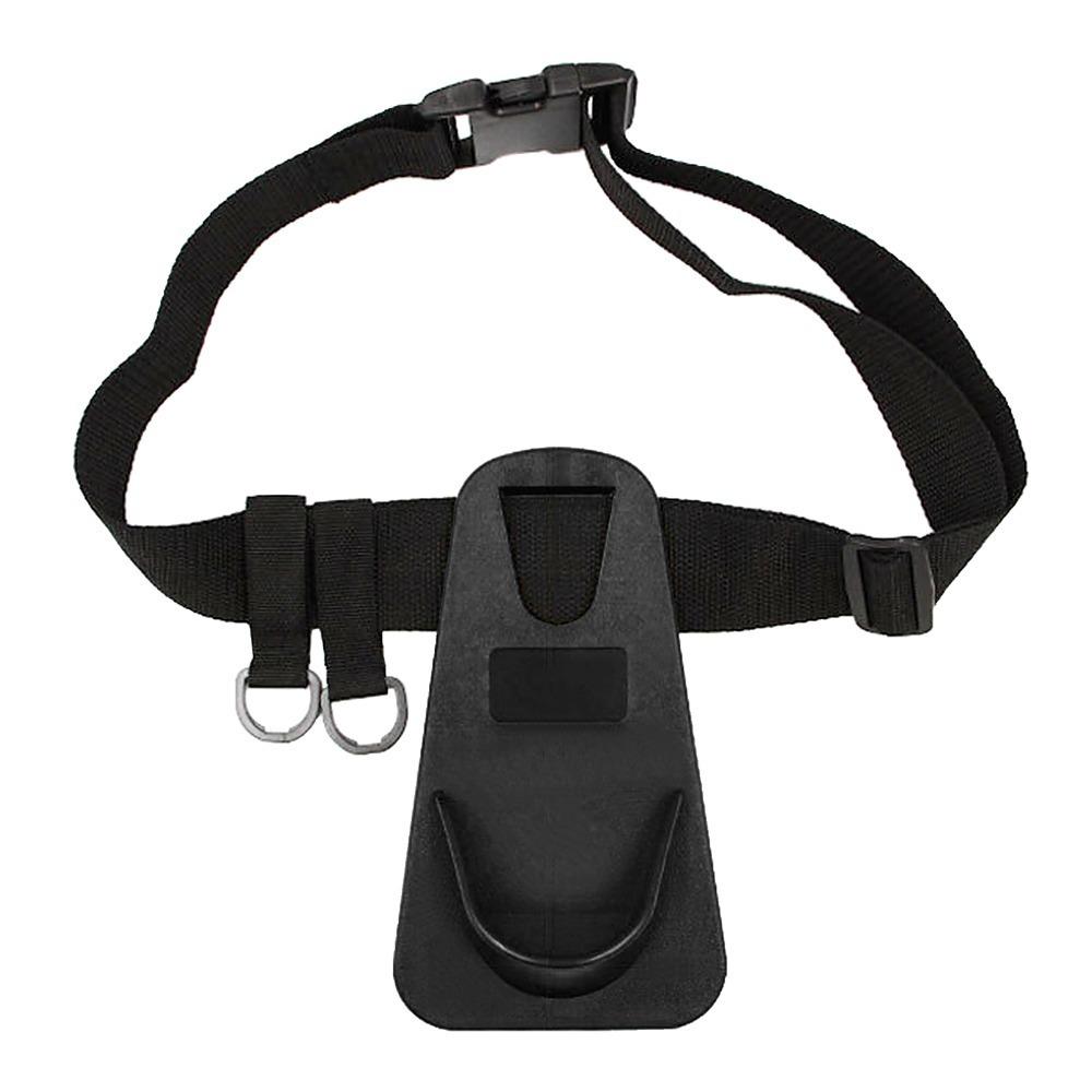 ABS EVA Fishing Rod Support Belt Adjustable Strap Fishing Pole Waist Belt  For Fishing