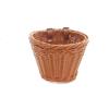 1x Retro Bike Basket Wicker Woven Bicycle Front Basket Handlebar Storage Basket
