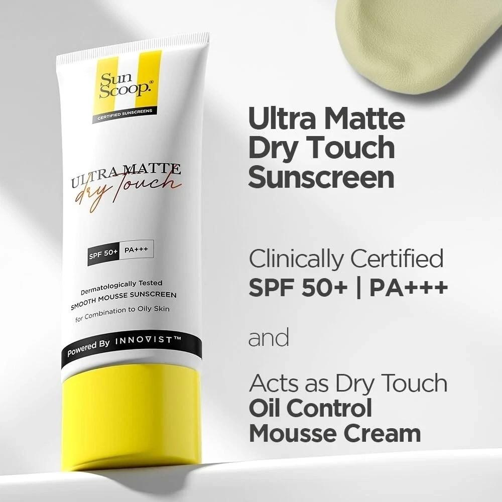 Ultra Matte Dry Touch Sunscreen SPF 50 PA+++ |Matte FinishZinc Oxide & Salicylic