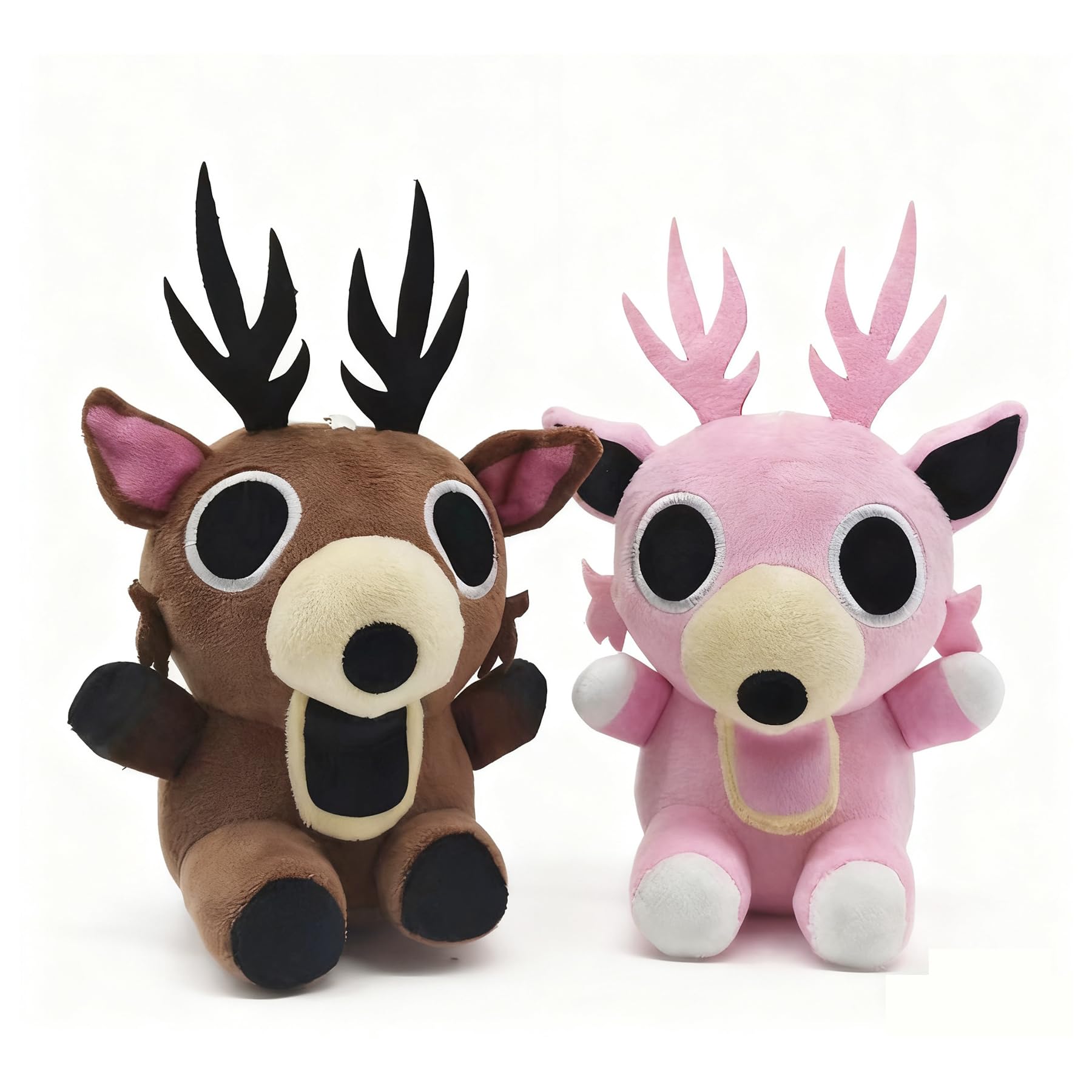

99 Knights in the Forest Deer Plush Toy Forest Knights Soft Plush Toy Collectible Holiday Gift - - - (Pink & Brown)