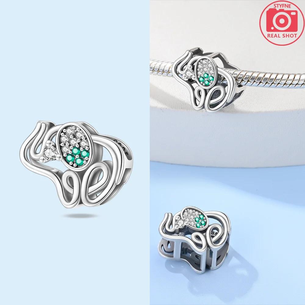 Original Marine Animals Blue Fish Pink Octopus Charms Beads Copper Fit Bracelet Jewelry Women'S Accessory Diy Gift