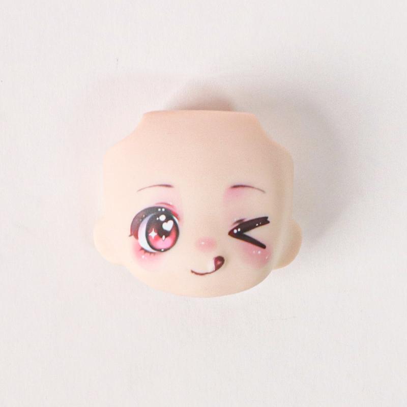 Lalka OB11 Twarz Lalki 1/12 Lalka BJD Twarz Z Oczami 3D Anime Naklejki Urocza Zmienna Twarz Dla Główki GSC Akcesoria DIY Dla Prezentu Dla Dziewczynki Zabawka Dla Dzieci