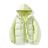 Fake Two-piece Cotton Jacket Men's Models Winter Loose Thickened Cotton Jacket Loose High-end Design Sense of Leisure Hooded Cotton Coat