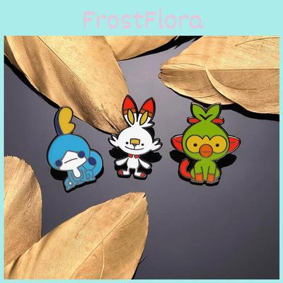 Creative Enamel Bunny Bird Monkey Cartoon Brooch Cute Animal Design Badge For Unique Style