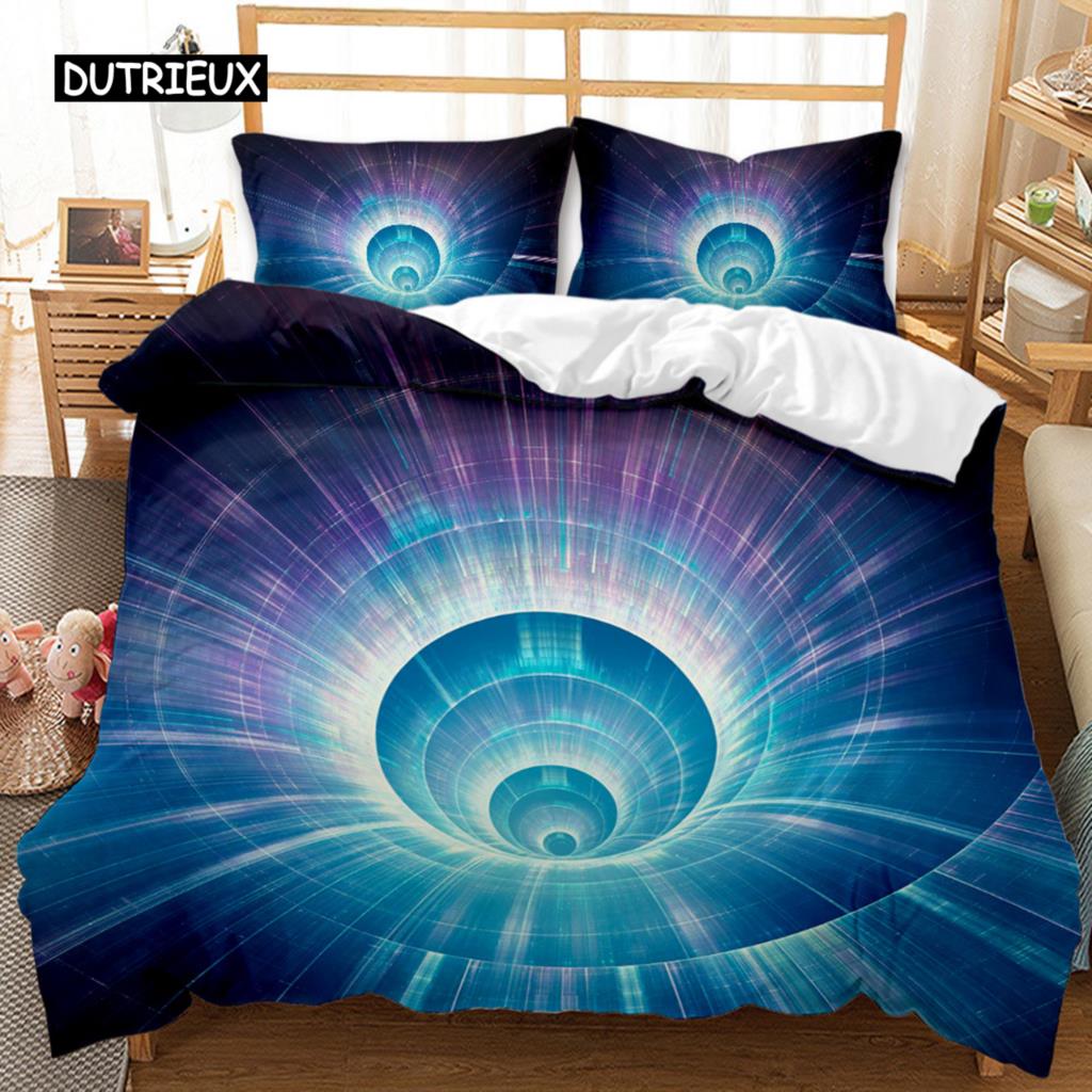 Polyester Comfortable Stylish Pattern Duvet Cover Set With Duvet Cover And Pillowcases King Queen Twin Sizes For All Ages