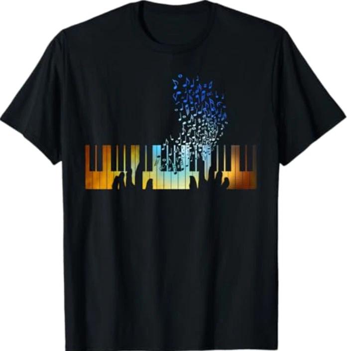 Piano Keyboard Piano Shirt Gift for Men Women T-Shirt 4XL