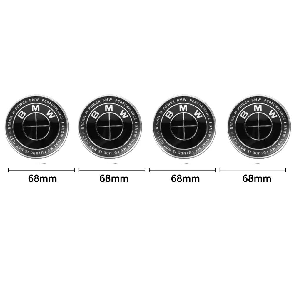 2026 Hot 56/68mm Car Wheel Center Covers Hub Caps Auto Badge Hubcaps Decoration for BMW M3 M5 M6 X1 X3 E46 E90 E39 F10 F20 F30 G20 E60 M