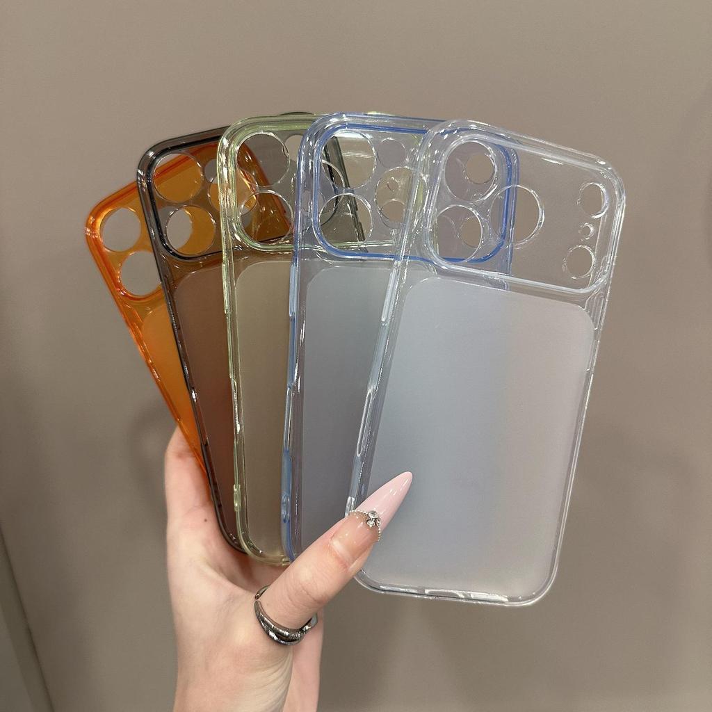 Transparent Anti-slip Frosted Apple 17 Pro Max Compatible Phone Case - Ultra-thin Soft Shell