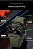 Sanda Student Sports Watch - Waterproof, Luminous Large Dial, Countdown Timer, Multifunction Alarm Clock, Square Electronic Design