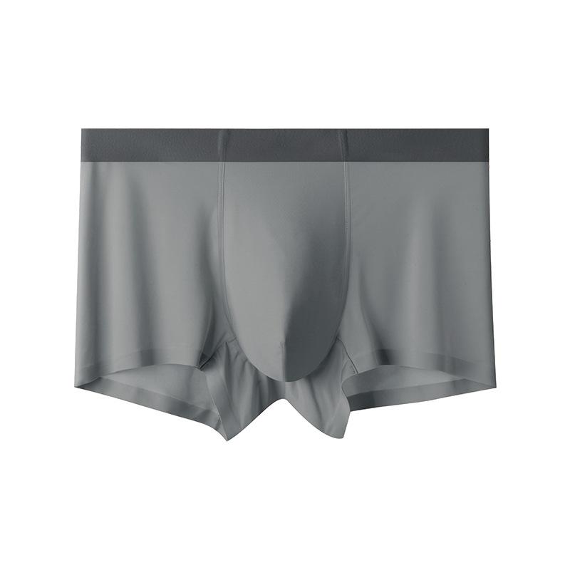 Men's Spring and Summer Pure Cotton 7A Mulberry Silk Antibacterial Briefs