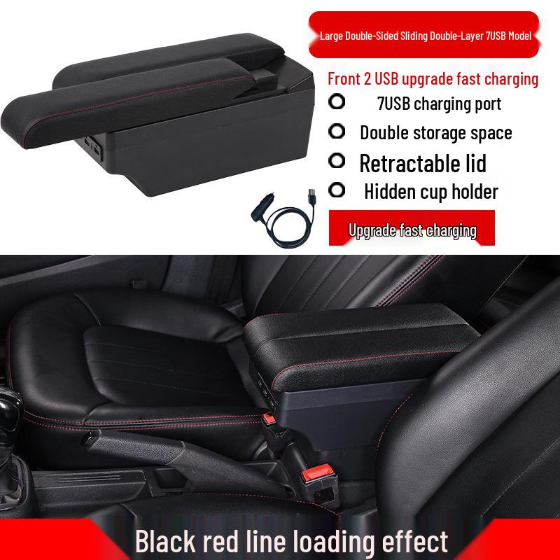Perodua Myvi '17 Armrest Box - Custom Central Armrest