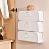 Wall-mounted Classification Drawer-type Underwear Storage Box Plastic Wardrobe Bra Socks Underwear Compartment Organization Box