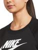 Nike Essential Crew Fleece Size Small Women's Sweatshirt, Black,