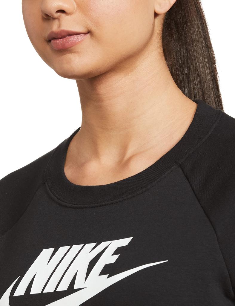 Nike Essential Crew Fleece Size Small Women's Sweatshirt, Black,