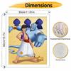 Disney Aladdin Genie DIY Oil Painting Art Painting Kit Home Wall Decor Handmade Gift for Home Living Room Bedroom Craft Decoration