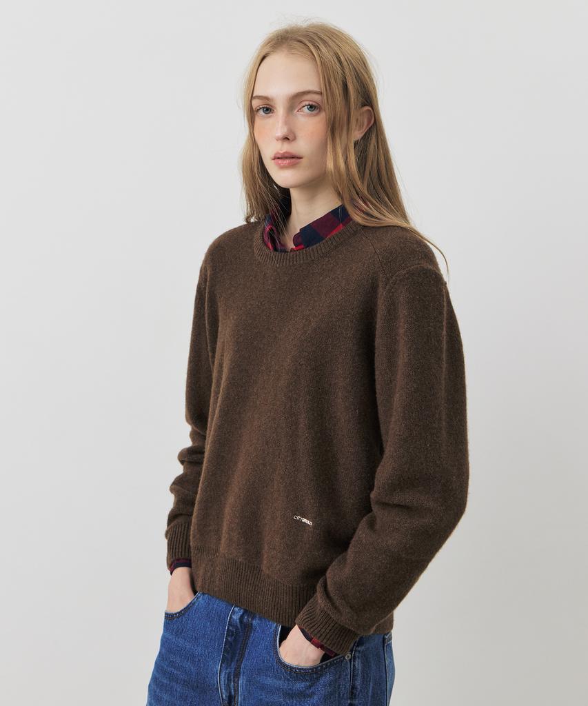 CITYBREEZE Wool Essential Round Neck Knit_5 Colors