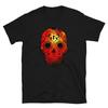 Skull Trippy Hippie Red Fire T-Shirt