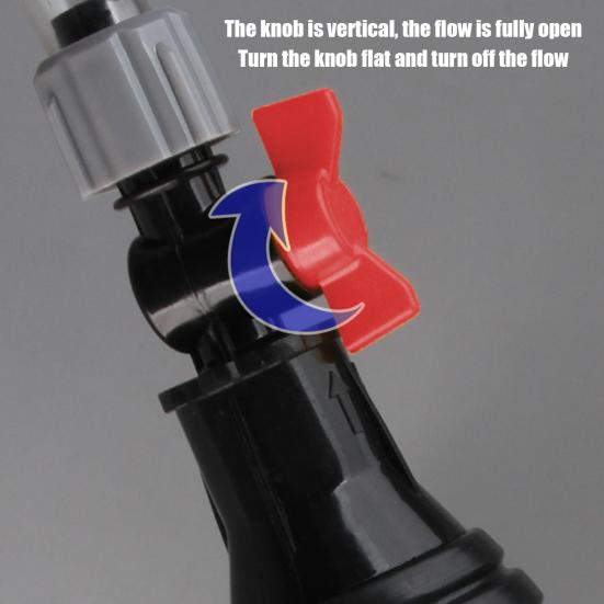 Multifunction Liquid Sucker Pump with PVC Hose Easy To Use Lightweight Portable Manual Fuel Transfer