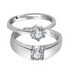2 Stück Damen Offener Ring Set Passende Partner Offene Ringe Set für Reise Hochzeit Geburtstag