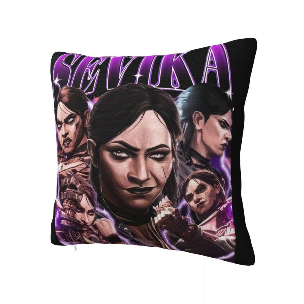 Sevika Jayce Caitlyn Viktor Jesus Vi Arcane Movie Pillowcase Cushion Cover Decoration Throw Pillow Case Cover Home Zipper