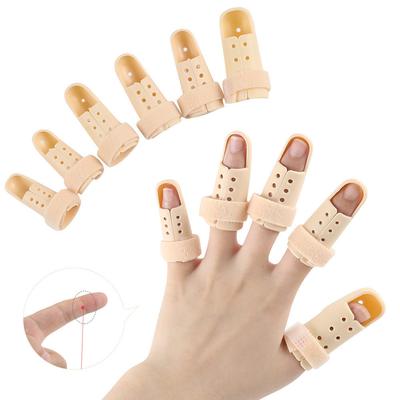 Manicotti per dita fisse da uomo e da donna Protezione per dita da basket Rottura del tendine estensore Lussazione delle dita Stecca fissa
