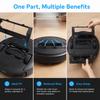 Black Brush Holder Clip On Back Cover Brush Guard Cover for Proscenic M7 Pro Main Brush Protection