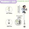 2D Flat Acrylic Emergency Doctor Retractable Badge Reel, Medical Symbol ID Holder,   Gift For Nurse Doctor Student Teacher Medical Office Staff