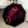 Arsenal Celebration Moment Automatic Folding Umbrella - 8-Rib Travel Umbrella with Auto Open/Close & Portable Gifts for holidays or birthdays