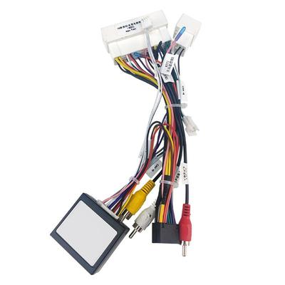 Chicote de fiação Android para rádio de carro de 16 pinos e caixa Canbus para Tucson Mistra Elantra