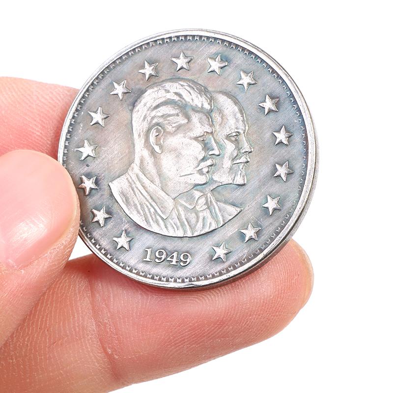 1949 Rusia Lenin și Stalin Profil Monede Comemorative Moneda Medalie