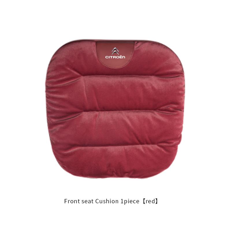 Car Seat Cover Winter Plush Warm Cushion Waist Pad For Citroen C3 C5 AIRCROSS C5X C4 Cactus PICASSO e-C3 e-C4 C1 C-Crosser C6 C2 akj256